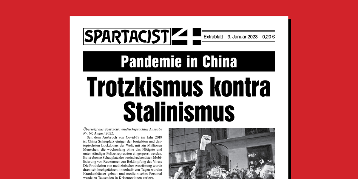 Pandemie in China – Trotzkismus kontra Stalinismus